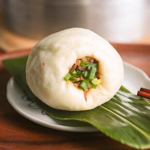 龙游葱花馒头衢州特产美食现做小吃笋干肉速食早餐半成品加热即食
