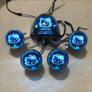 龟五梦工厂转向灯小龟王LED改装KT凯蒂猫app可调后尾灯前后方向灯