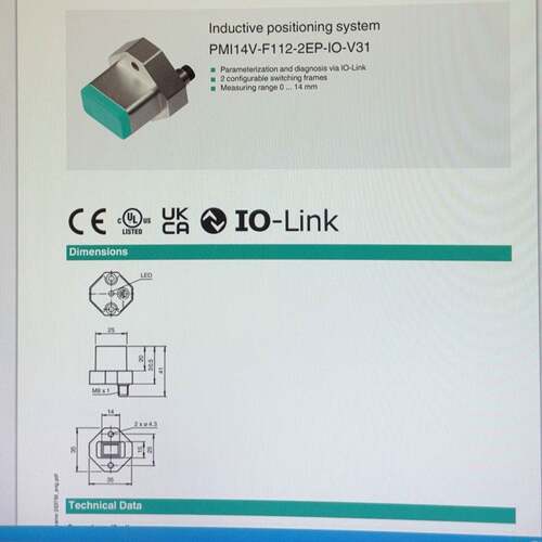 可维修PMI14V-F112-2EP-IO-V31 感应式定位器，议价