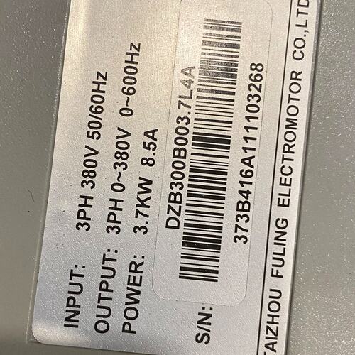 议价富凌变频器DZB300B003.7L4A，3.7KW ，有十可维修