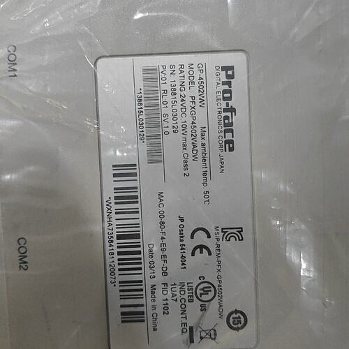 议价Pro-face触摸屏 GP-4502WW可维修