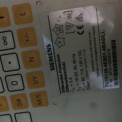 议价7UT5125-4EB01-0BA0/LL 保护器可维修