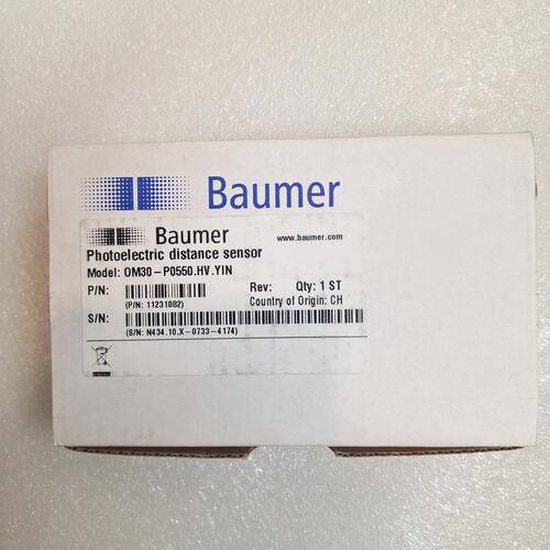 议价Baumer堡盟OM30-P0550.HV.YIN光电传感器可维修