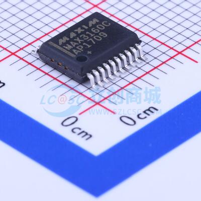 RS-485/RS-422芯片 MAX3160CAP+T SSOP-20-208mil 电子元器件配单