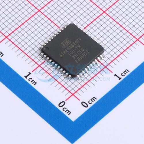 单片机(MCU/MPU/SOC) ATMEGA644PV-10AUR TQFP-44(10x10) 原装