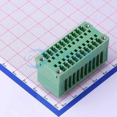 插拔式接线端子 KF2EDGVHM-3.81-2*10P 插件,P=3.81mm 板端/插座-