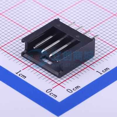线对板针座 X2530WV-04-PTSN 插件,P=2.54mm 1x4P 直插 原装正品