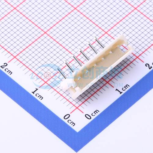 线对板针座 HC-5264-6AW 弯插,P=2.5mm 1x6P 弯插 电子元器件配单