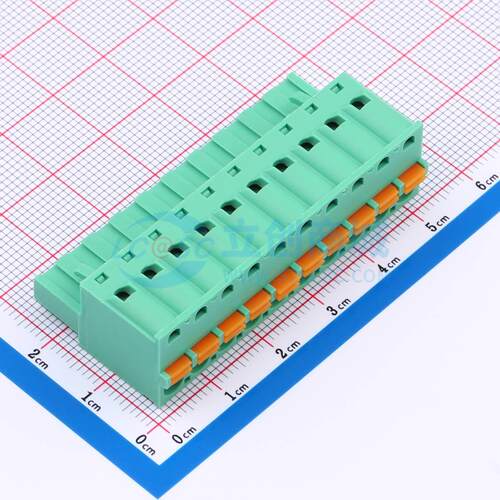 插拔式接线端子 MX2EDGKD-5.08-10P-GN01-Cu-A 插件,P=5.08mm 1x1
