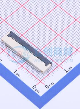 FFC/FPC连接器 KH-FG0.5-H2.0-36PIN SMD,P=0.5mm,卧贴 翻盖式 36