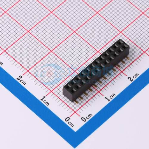 排母 X4621FVS-2x12-C43D65 SMD,P=2mm 2x12P 方孔 电子元器件