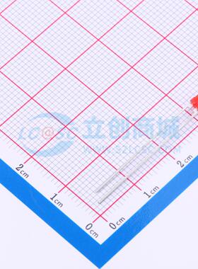 10个 发光二极管/LED TLLR4401 插件,D=3mm 原装正品 电子元器件