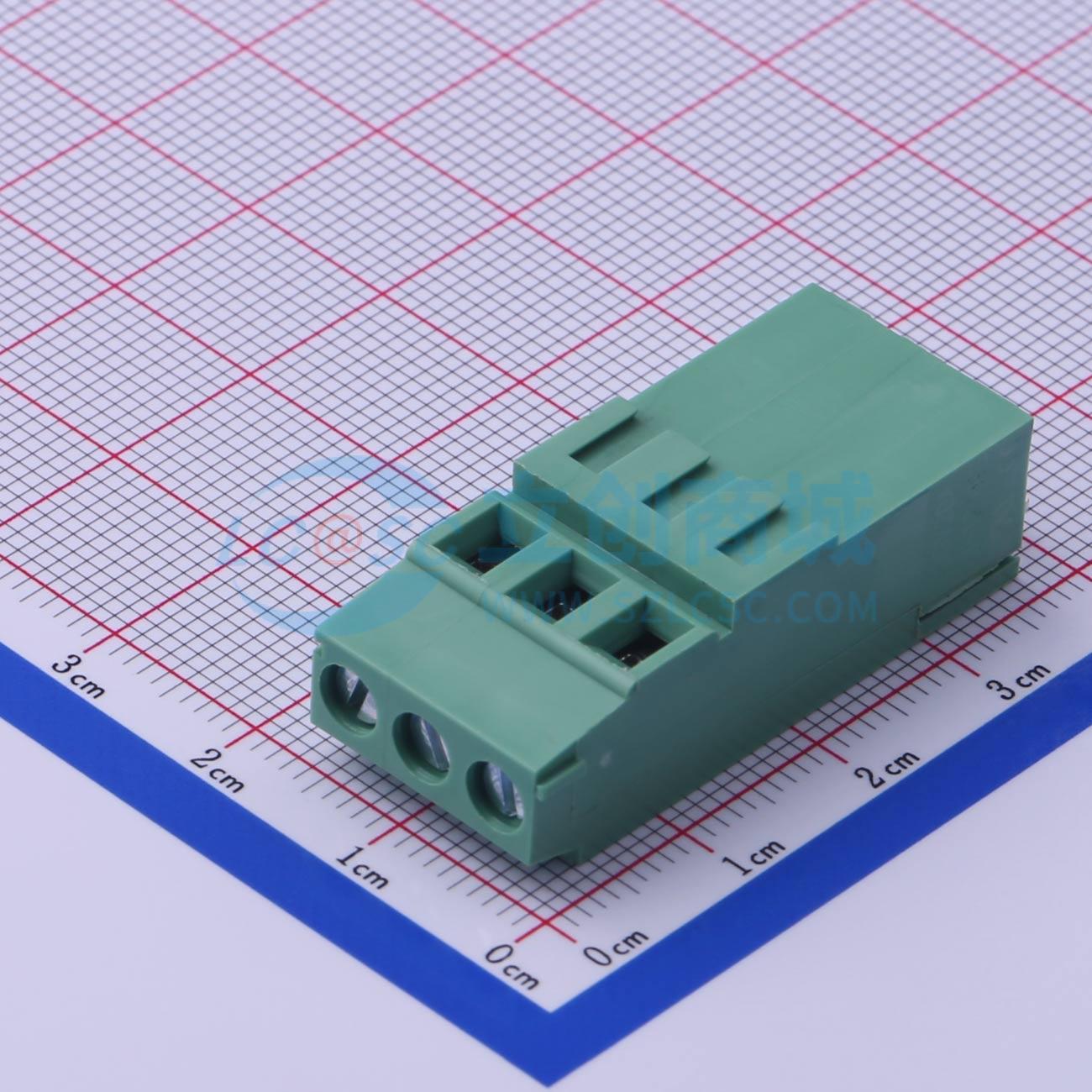 螺钉式接线端子 JL500HH-50003G01 插件,P=5mm 1x3P 电子元器件