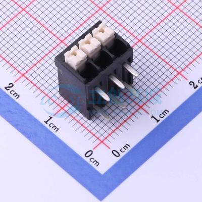 弹簧式接线端子 JL212R-35003B01 弯插,P=3.5mm 1x3P 3P 原装正品