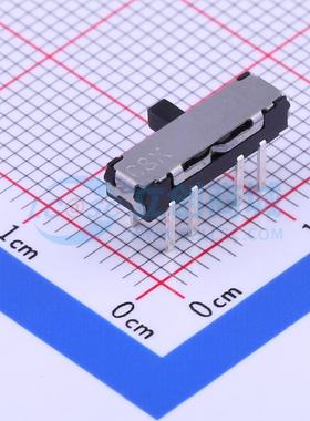 滑动开关 JS203011AQN 插件 双刀三掷 原装正品 电子元器件配单