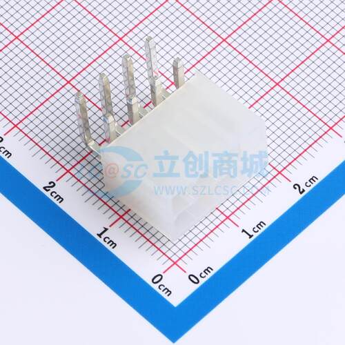 线对板针座 9357WR-2X4P 弯插,P=4.2mm 2x4P 弯插 电子元器件配单