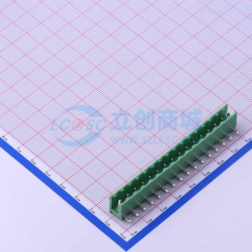 插拔式接线端子 KF2EDGR-5.0-16P 弯插,P=5mm 板端/插座-开口 1x1