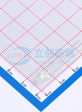 50只 发光二极管/LED 91184001 橙色,蓝色 插件,D=3mm 电子元器件