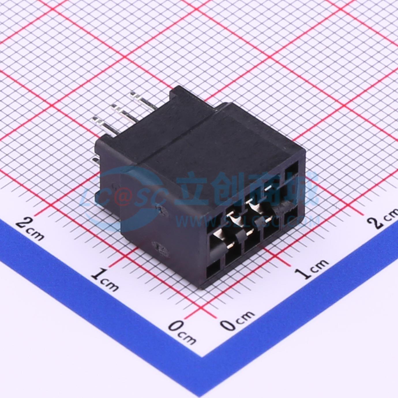 金手指连接器 SA06BL01D 插件,P=2.54mm 2.54mm 6P 电子元器件