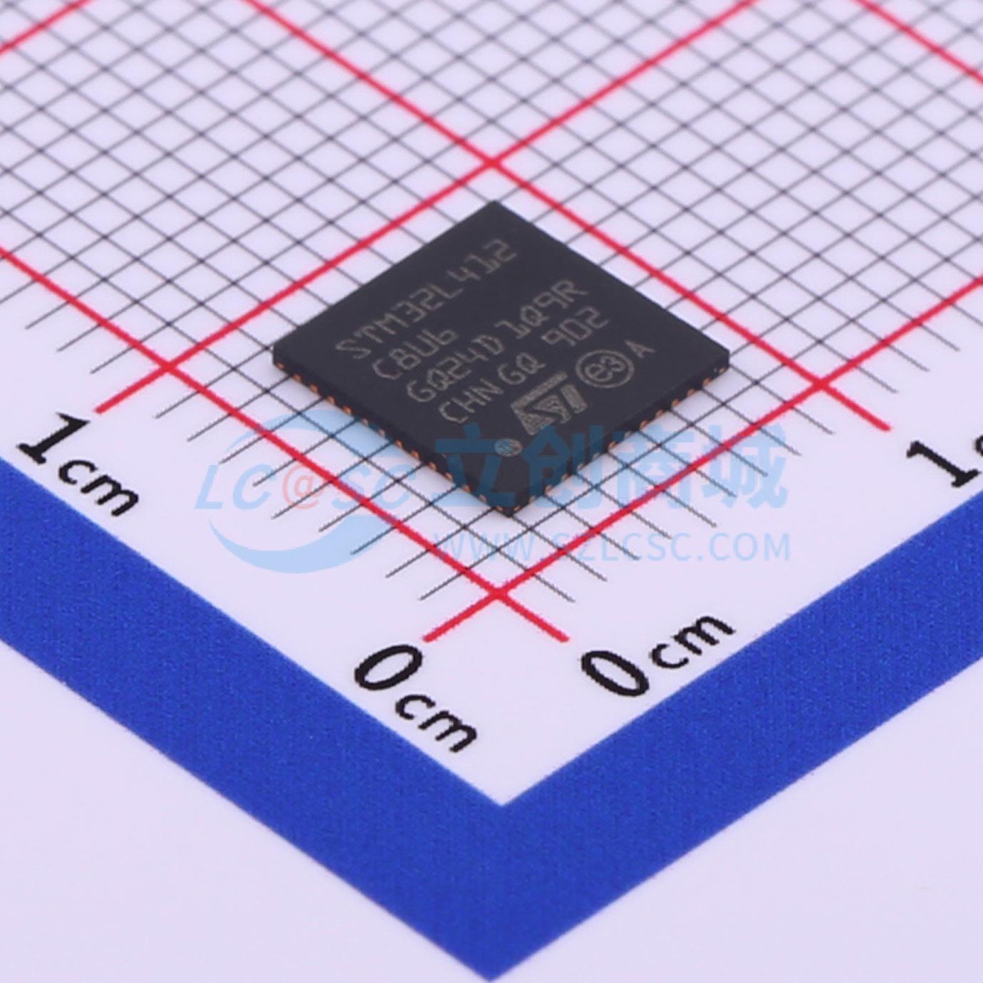 单片机(MCU/MPU/SOC) STM32L412C8U6 QFN-48-EP(7x7) 电子元器件