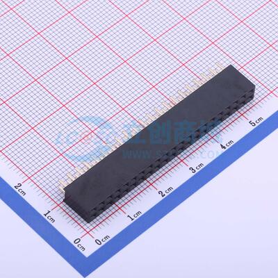 排母 FH-00008 插件,P=2.54mm 2x21P 方孔 原装 电子元器件配单