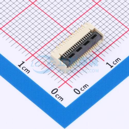 FFC/FPC连接器 TF38-18S-0.5SV(830) SMD,P=0.5mm 翻盖式 18P 单