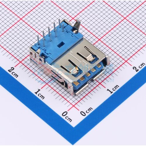 USB连接器 USB1075-30-P-B 插件 原装正品 电子元器件配单