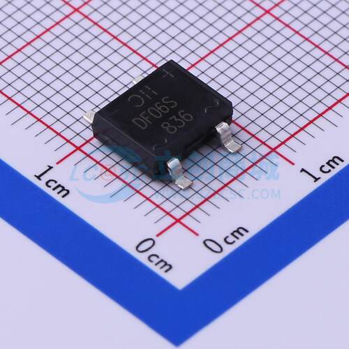整流桥 DF06S-T DF-S 600V 1A DIODES(美台) 原装 电子元器件配单