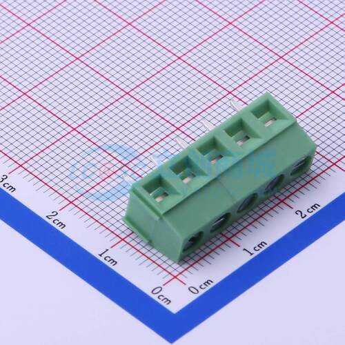 螺钉式接线端子 DB127V-5.0-5P-GN-S 插件,P=5mm 1x5P 电子元器件