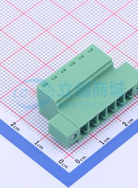 插拔式接线端子 KF2EDGRKM-3.81-6P P=3.81mm 插头 1x6P 原装正品