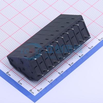 弹簧式接线端子 KFM736H-5.0-2*10P 插件P=5mm 2x10P 20P 原装