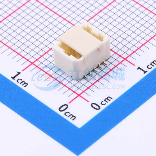 线对板针座 HC-SHD-2*5PLT-G-04 SMD,P=1mm 2x5P 立贴 电子元器件