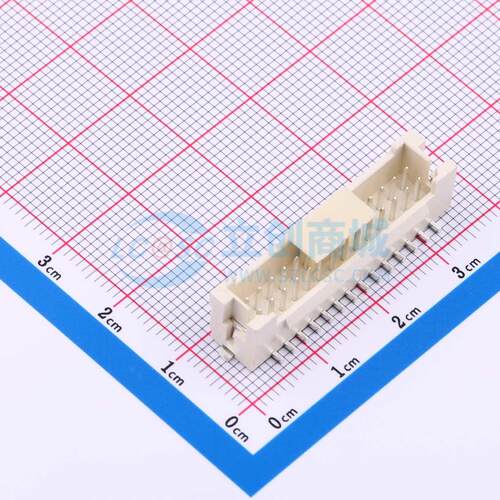 线对板针座 KH-A2009-2X14AB SMD,P=2mm 2x14P 立贴 电子元器件