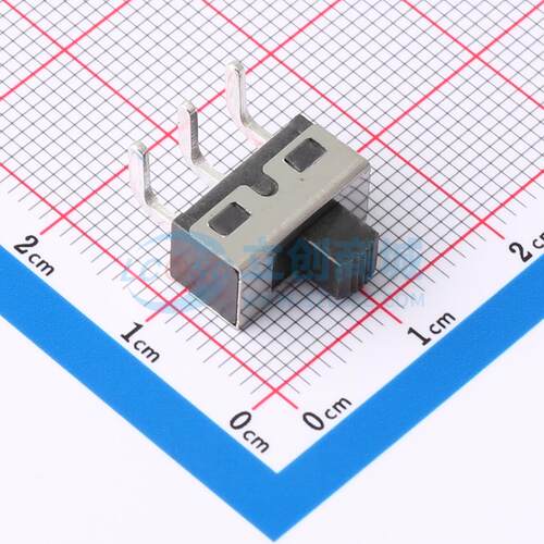 滑动开关 HX SS12D10G4-WJ 插件-3P,6.7x12.7mm 单刀双掷 12.7mm