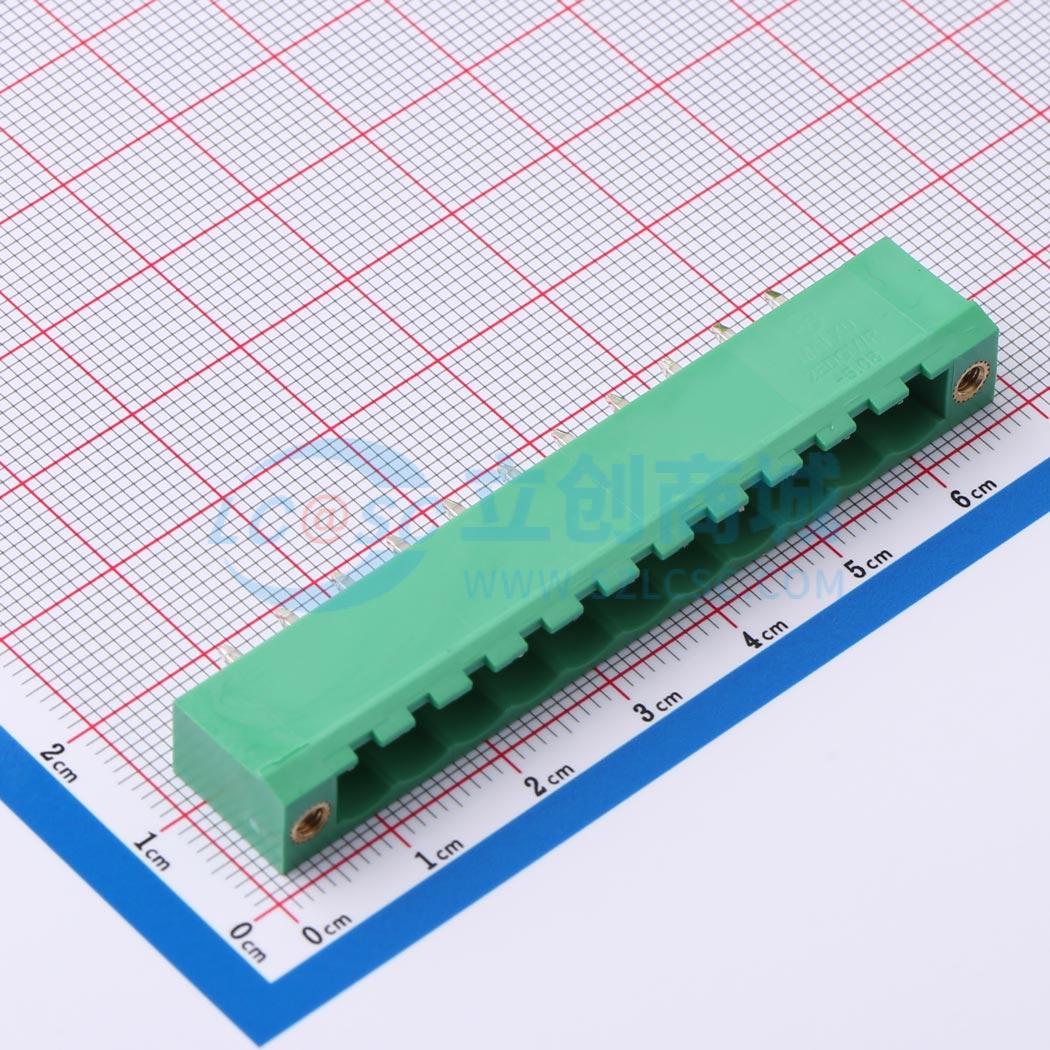 插拔式接线端子 MX2EDGVM-5.08-11P-GN01-Cu-A 插件,P=5.08mm 1x1
