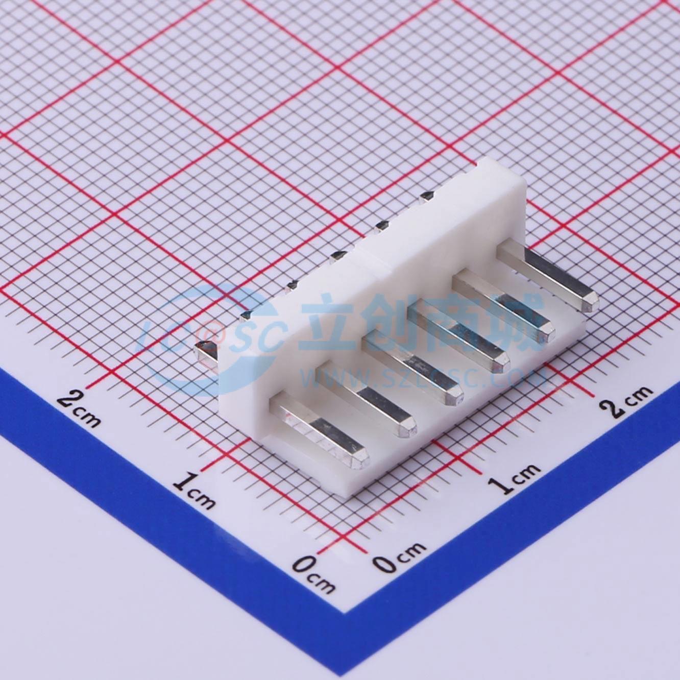 线对板针座 M3960V-06P 插件,P=3.96mm 1x6P 直插 电子元器件配单