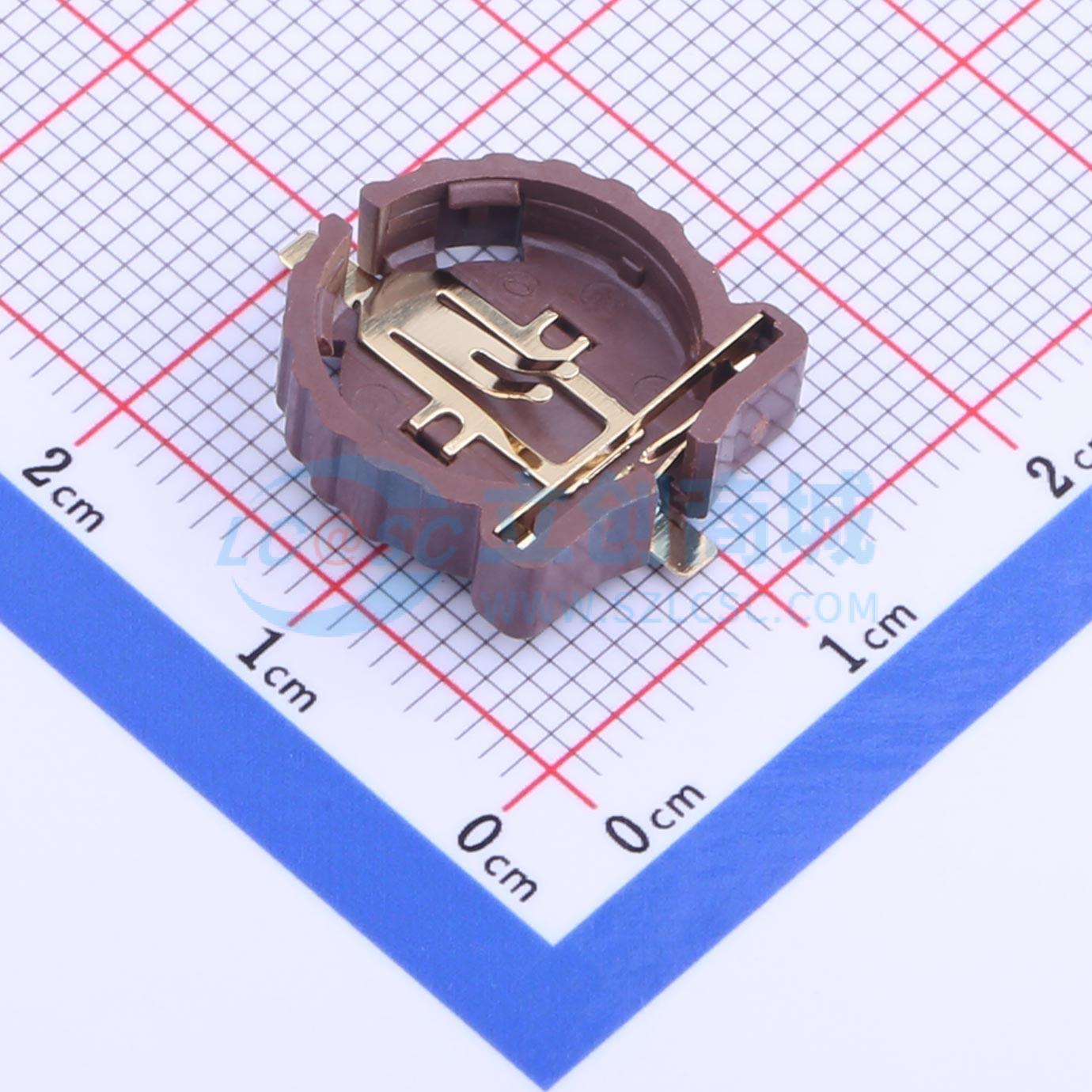 电池底座 BS-12-B3AA009 SMD CR1220 原装正品 电子元器件配单