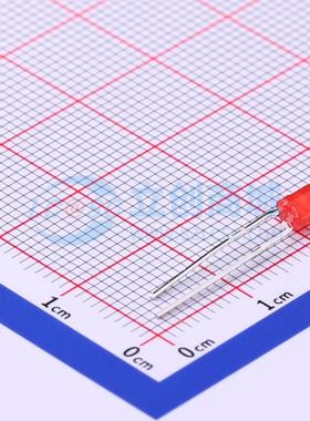 10个 发光二极管/LED 264-7SURD/S530-A3 红色 插件,D=3mm 电子元