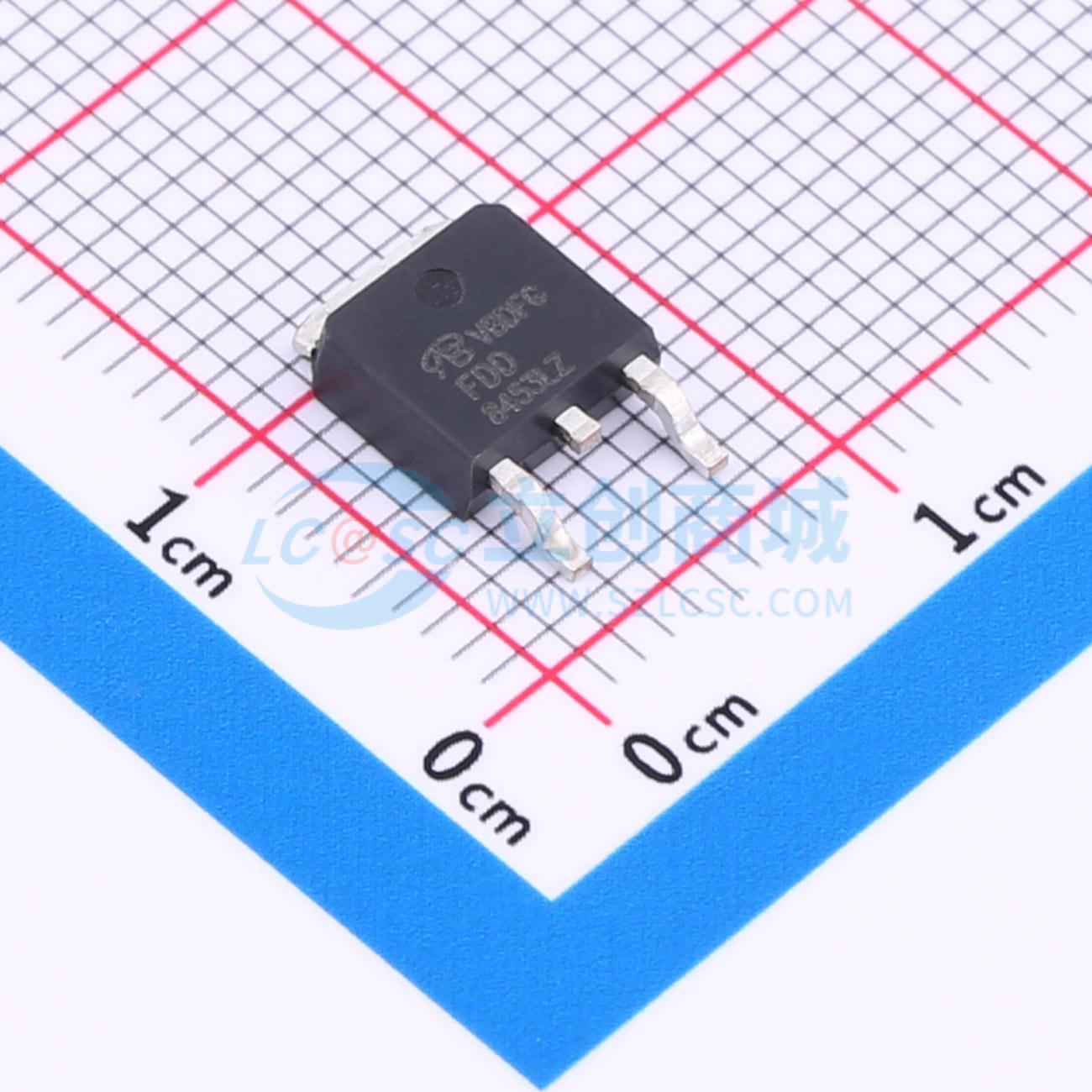 场效应管MOS FDD8453LZ-VB TO-252 40V 85A VBsemi微碧