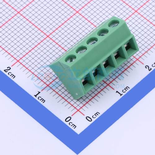 螺钉式接线端子 DB127S-3.5-5P-GN P=3.5mm 原装 电子元器件配单