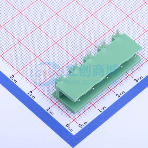 插拔式接线端子 KF2EDGR-7.5-5P 弯插,P=7.5mm 板端/插座-开口 1x