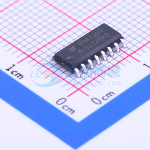 模拟开关/多路复用器 DG413DY-E3 SOIC-16 原装 电子元器件配单