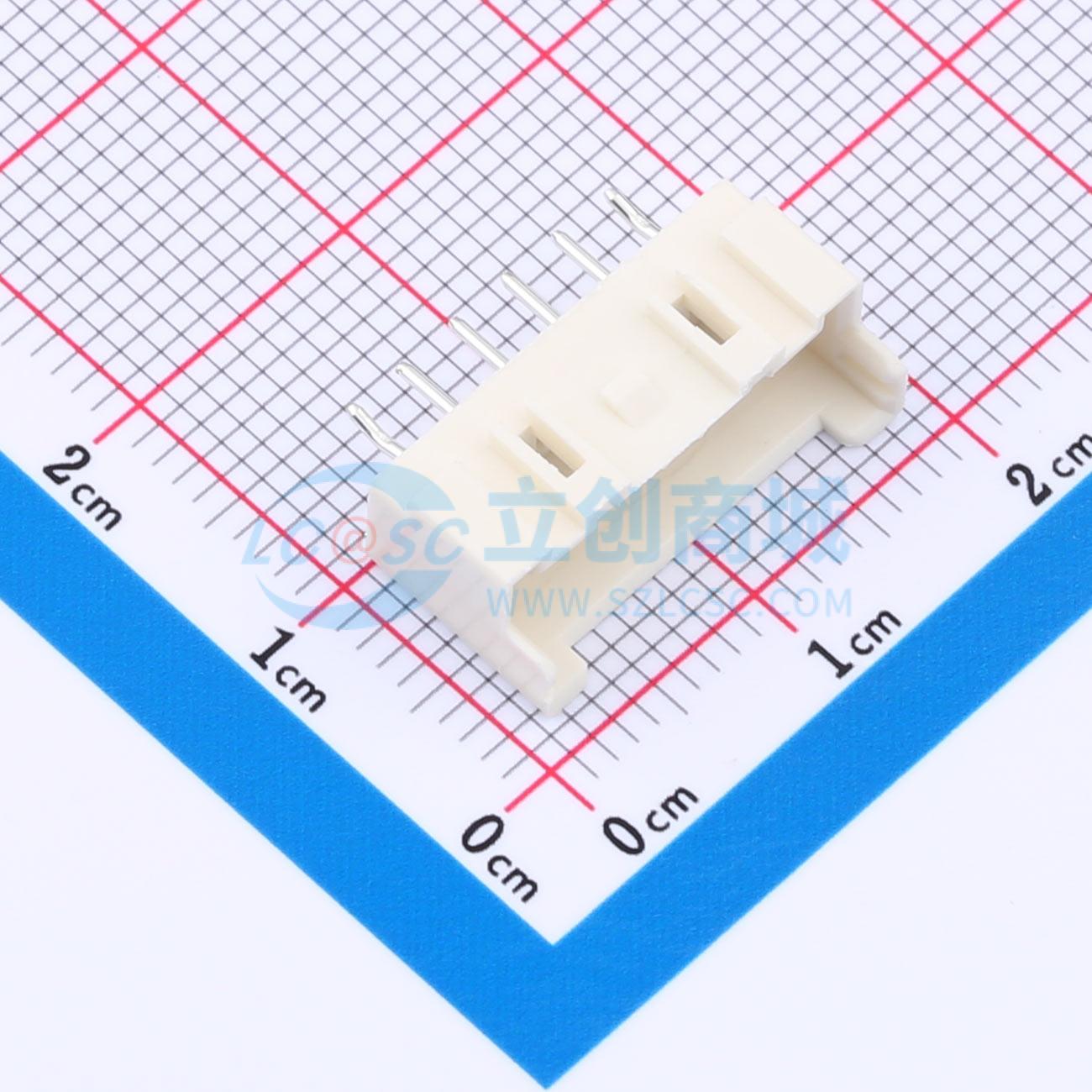 线对板针座 XD-XA-6A 插件,P=2.54mm 1x6P 直插 电子元器件配单