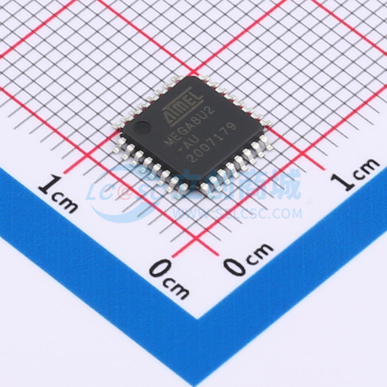 单片机(MCU/MPU/SOC) ATMEGA8U2-AU TQFP-32(7x7) 电子元器件配单