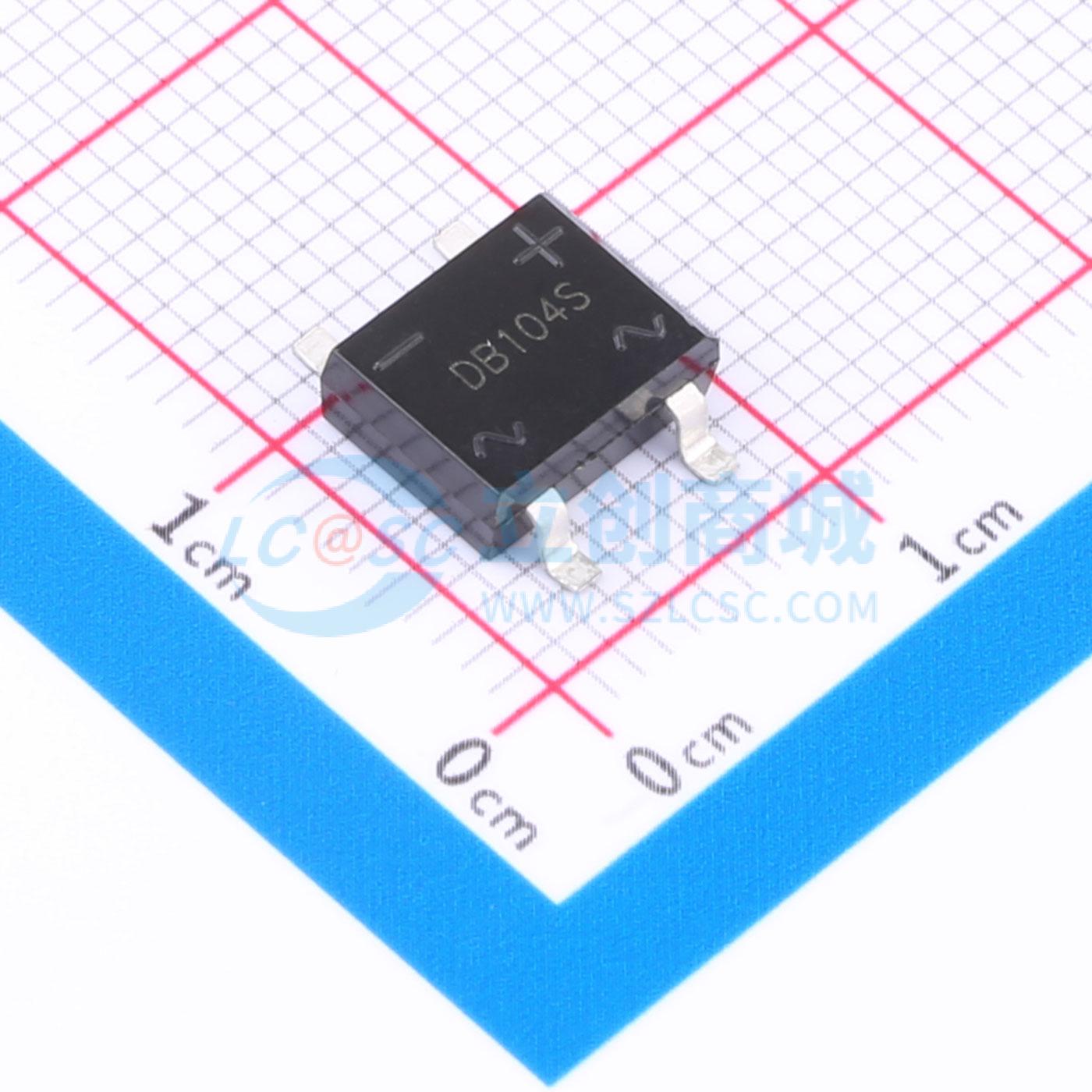 整流桥 DB104S DBS 400V 1A CJ(江苏长电/长晶) 电子元器件配单