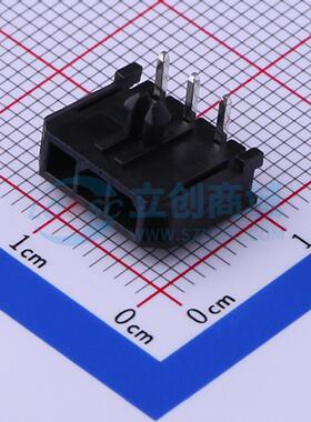 线对板针座 X3025WR-03-9TSN 弯插,P=3mm 1x3P 弯插 电子元器件