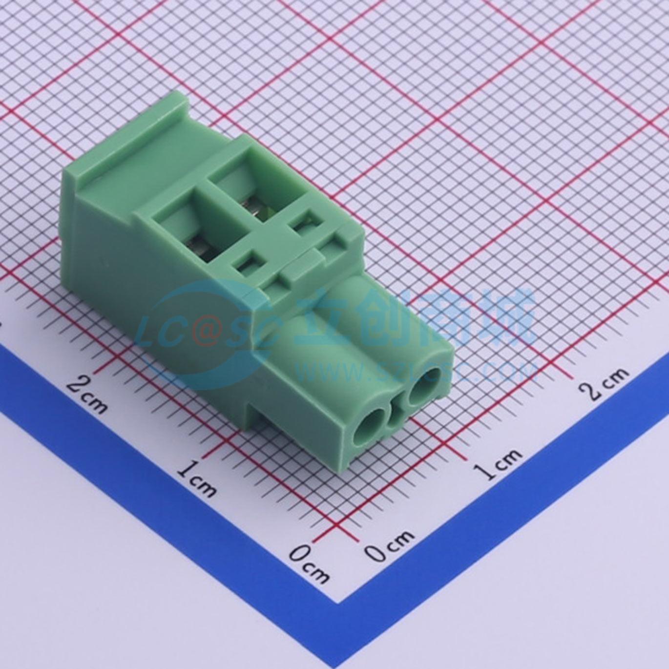 插拔式接线端子 KF2EDGKB-5.08-2P P=5.08mm 插头 1x2P 原装正品