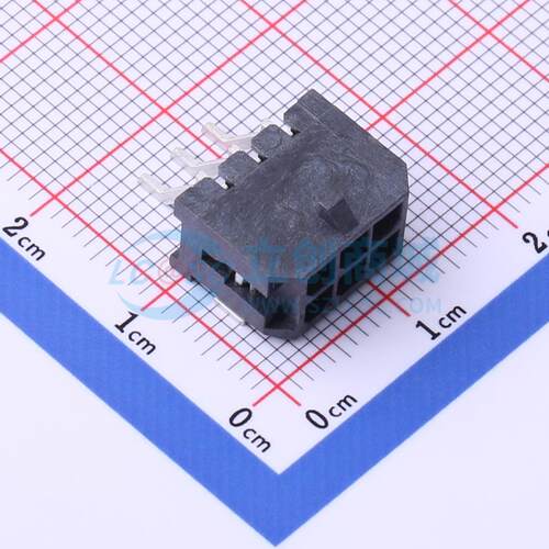 线对板针座 X3025WRS-2x03E-LPSW SMD,P=3mm,卧贴 2x3P 卧贴 原装