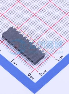 排母 2263-110SG0DYNT1 插件,P=2mm 1x10P 方孔 电子元器件配单