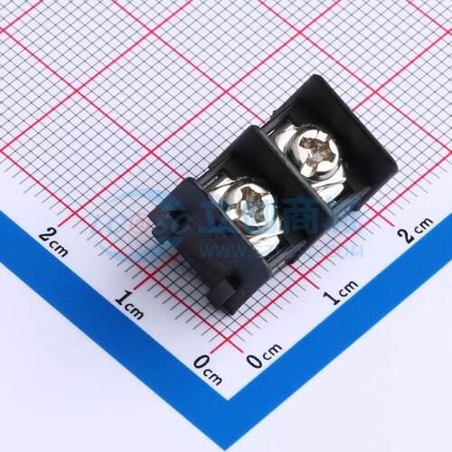 栅栏式接线端子 MX8500-8.5-02P-BK01-Cu-S-A 插件,P=8.5mm 2x1P